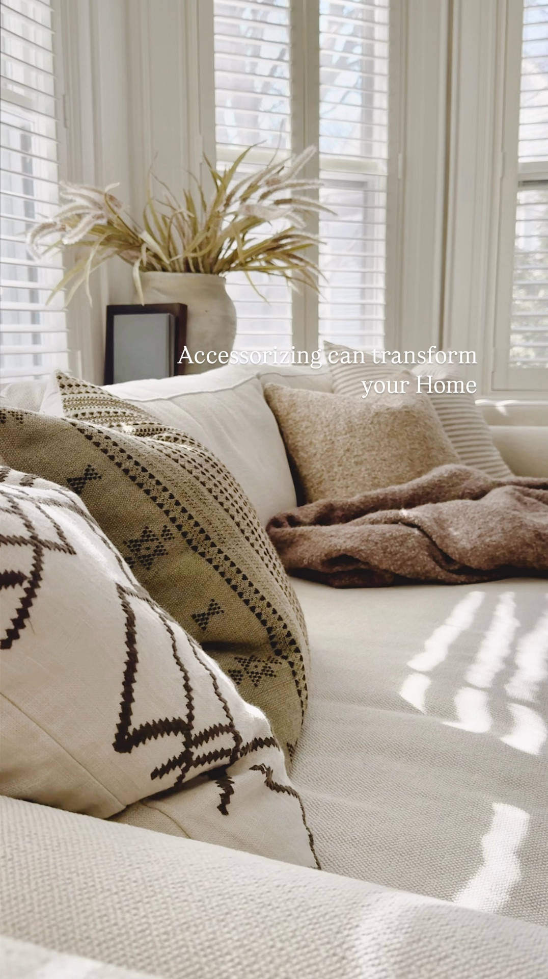 Accessorizing is the key to great interior design! Accessories are like the cherry on top of your home decor. They show off your personality and set the mood for any room. With a few carefully picked pieces, you can transform a room into a cozy and inviting space. Accessories can help create a warm and inviting atmosphere by tying everything together.

#LTKHome #LTKStyleTip #LTKWatchNow