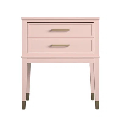 Westerleigh 1 - Drawer Nightstand Color: Pink | Wayfair North America