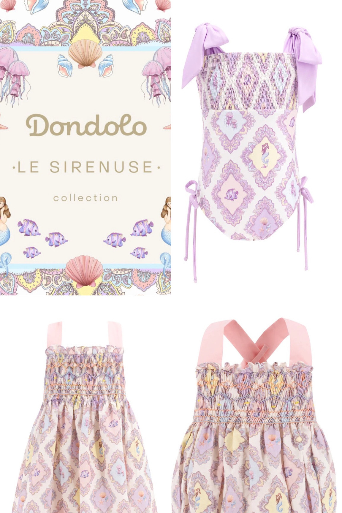 This print is adorable 
Dondolo le sirenuse
Maisonette
Baby girl mermaid print 
Baby girl gift 
Toddler girl mermaid dress
Seashell print
Girls vacation dresses
Mermaid swimsuit

#LTKfamily #LTKkids #LTKbaby
