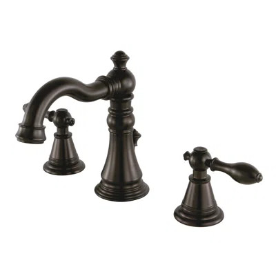 Kingston Brass English Classic Two-Handle 3-Hole Deck Mount Widespread Bathroom Faucet with Pop-Up Drain | Wayfair North America