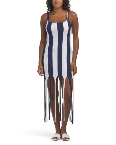 Piper Fringe Cover-up Dress | TJ Maxx