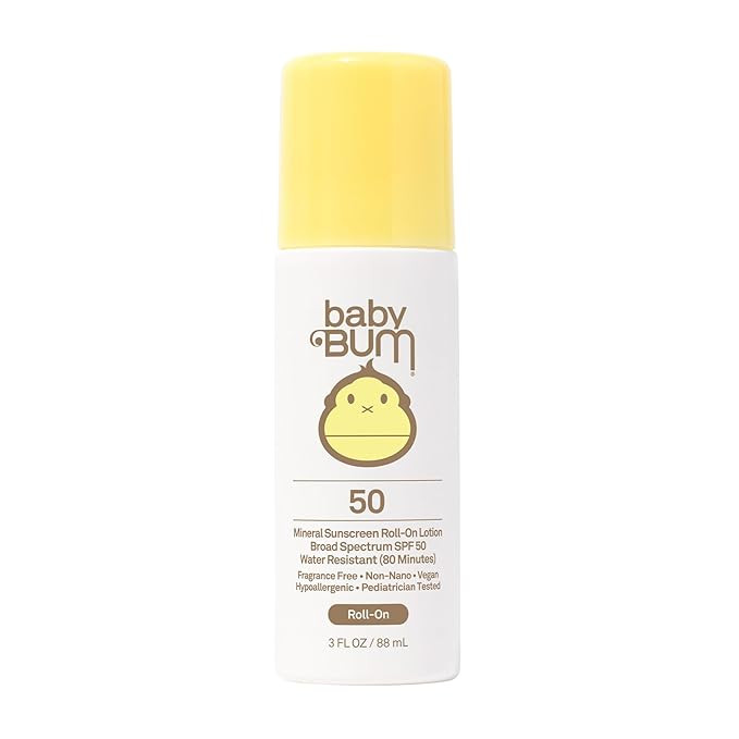 Sun Bum Baby Bum Mineral SPF 50 Roll-On Sunscreen - Vegan and Hawaii 104 Act Compliant (Without O... | Amazon (US)