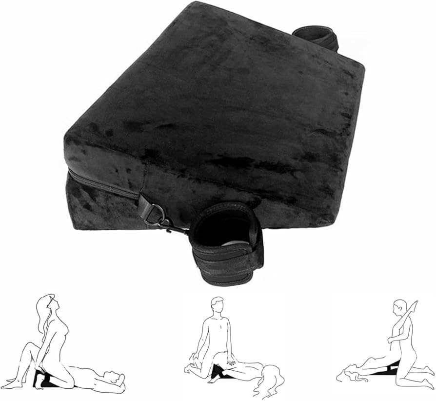 KBYHZ Sex Furniture Pillow Foam with Handcuffs Position Cushion Ramp Positioning Pillows | Amazon (US)