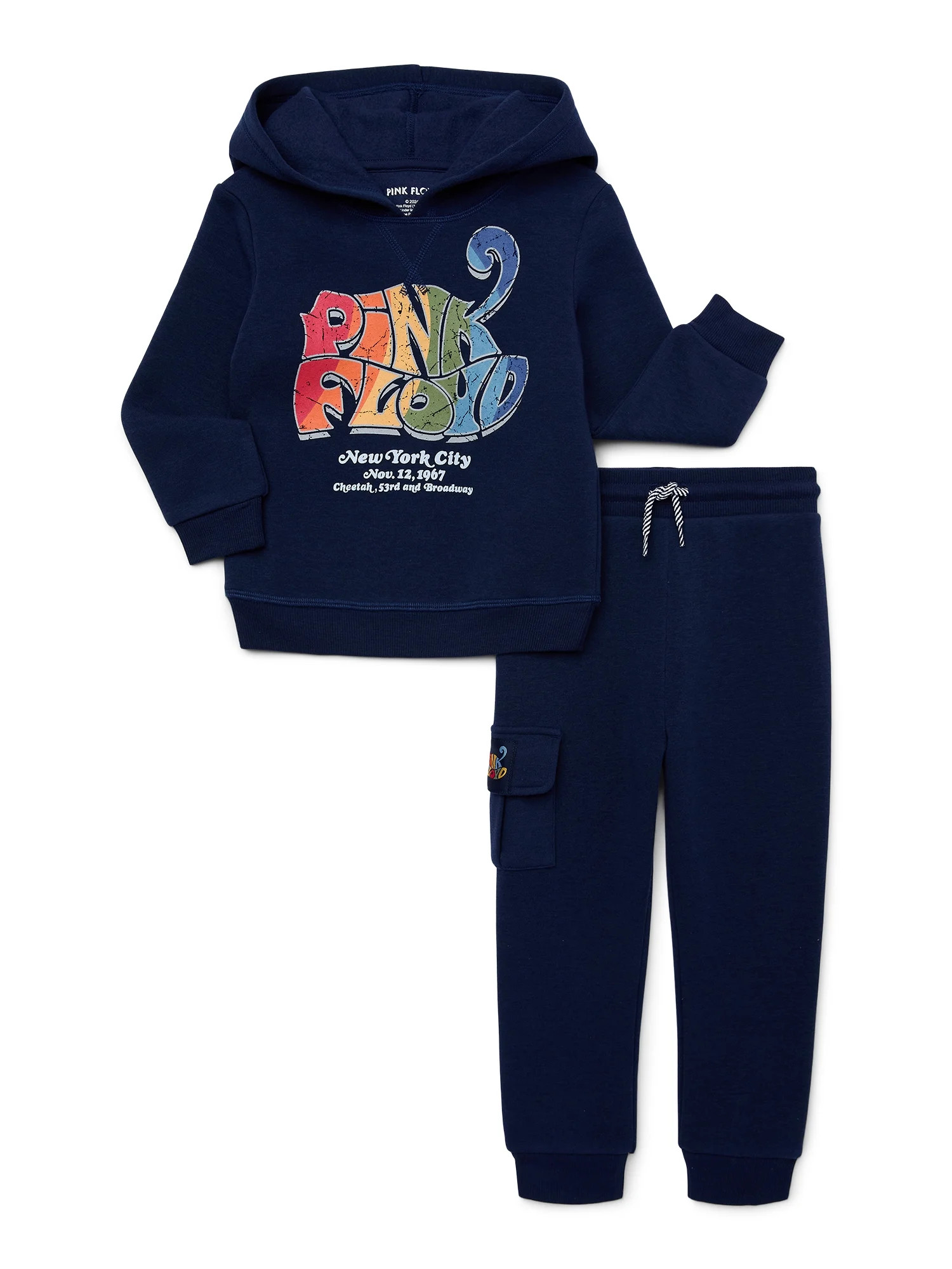 Pink Floyd Toddler Boy Hoodie and Joggers Set, Sizes 12M-5T | Walmart (US)