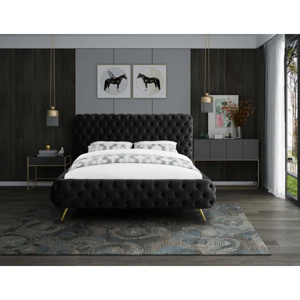 Eisner Upholstered Sleigh Bed | Wayfair North America