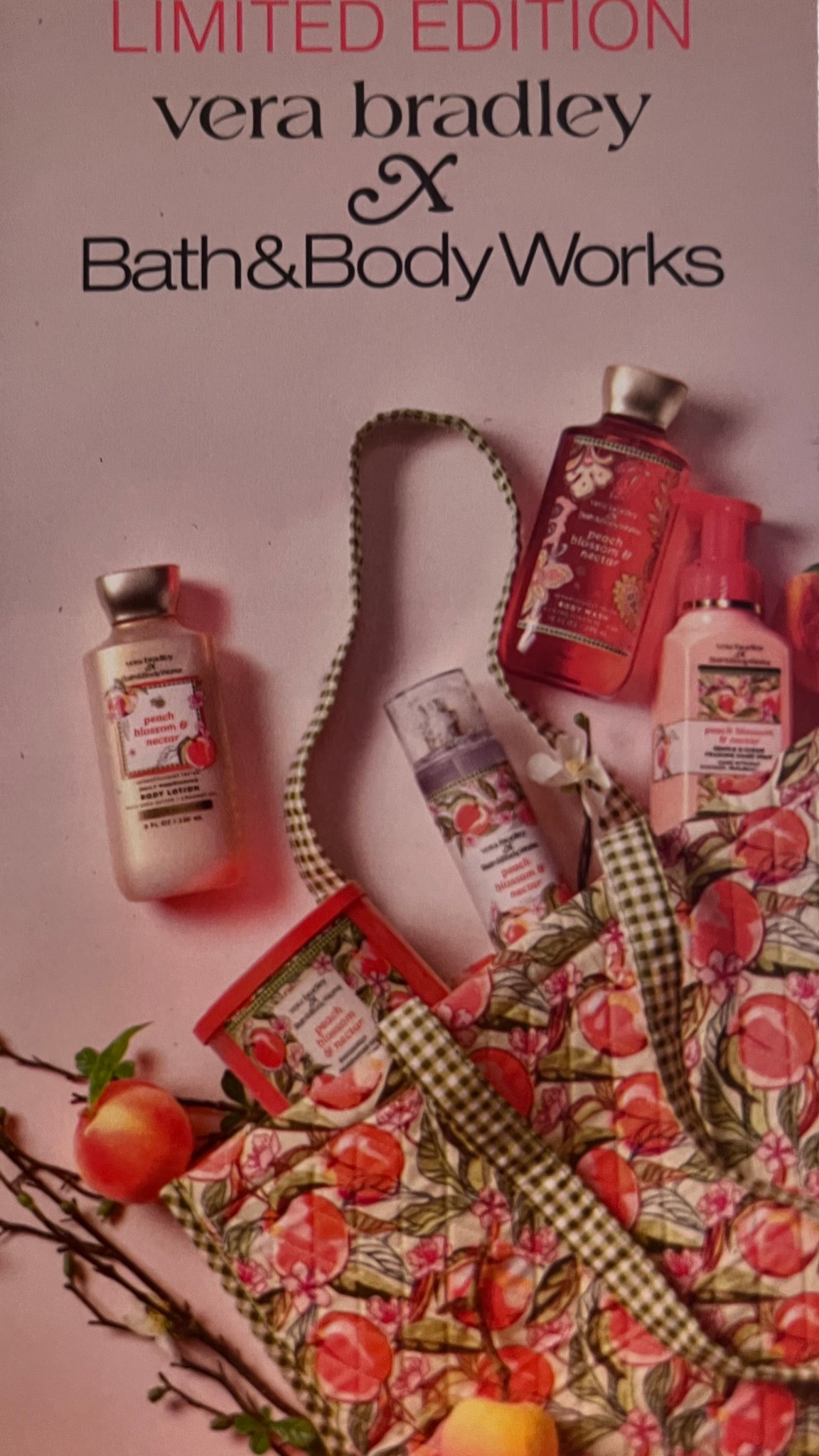 Bath and Body works 
Vera Bradley Collab

#LTKMothersDay #LTKmomlife #LTKdayinmylife