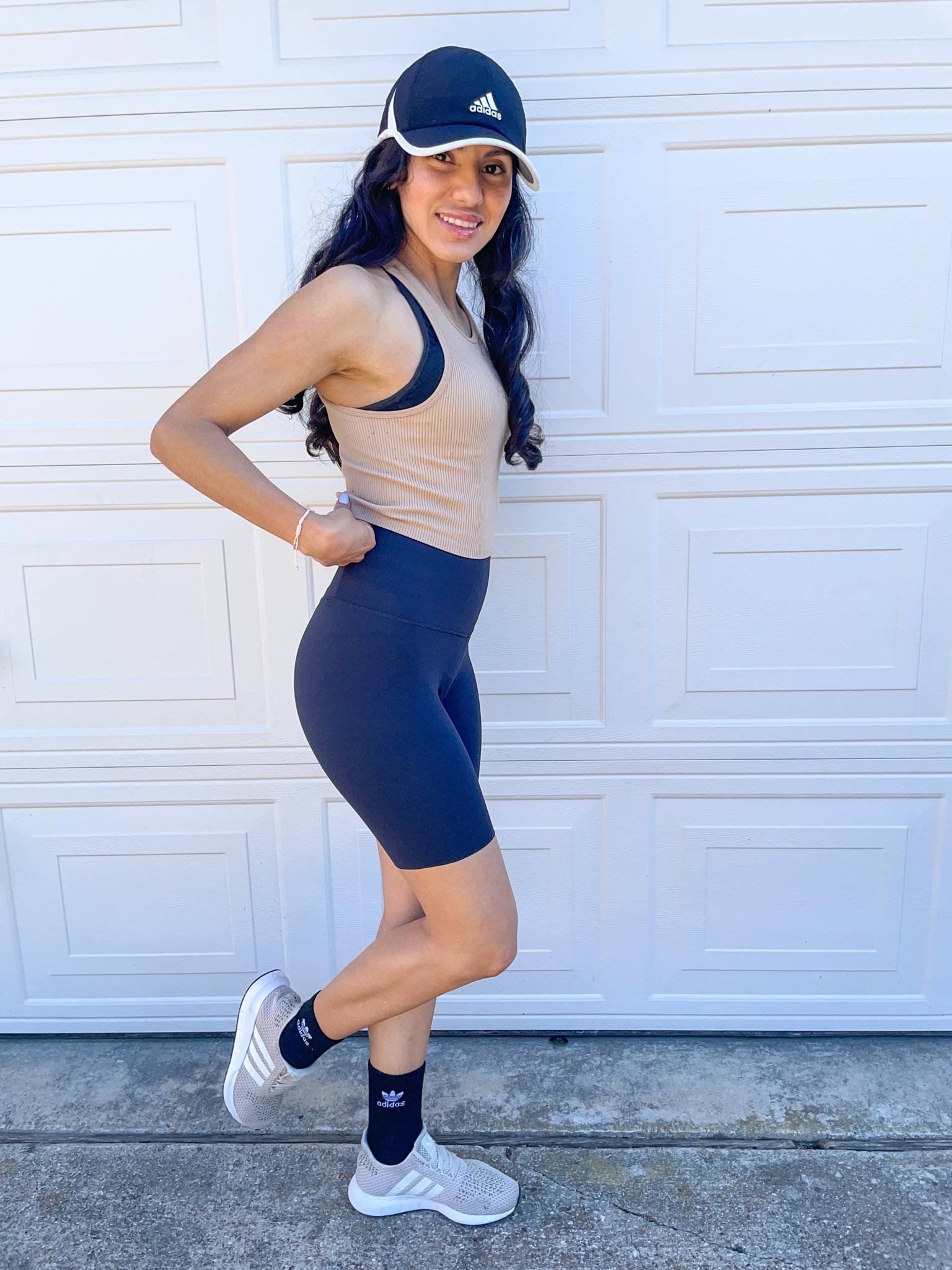 Monday’s OOTD🤎🖤
Wearing my favorite Adidas shoes & hat🧢  
I have a hard time finding hats that fit well. Adidas hats is one of the few brands that actually fit well!🙌

#LTKGiftGuide #LTKxadidas #LTKFind