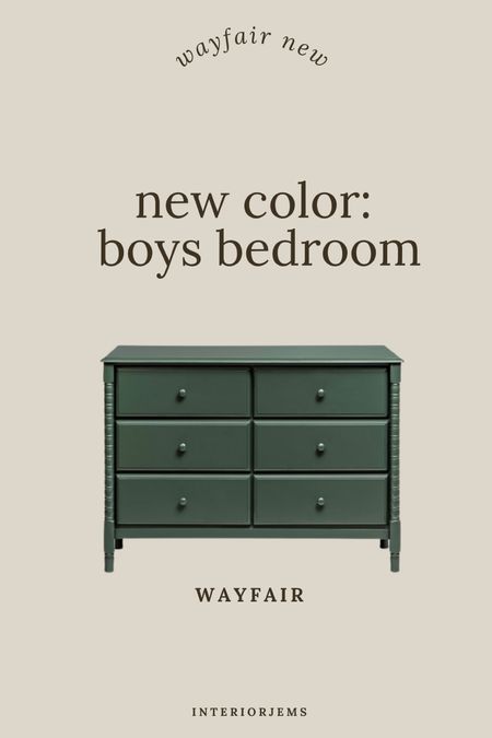 Really love this new color could be a changing table or dresser. You can transition it into a big boy bedroom, boys bedroom, dresser, ideas from Wayfair come on sale, boys bedroom, dresser, green dress

#LTKSaleAlert #LTKHome #LTKStyleTip