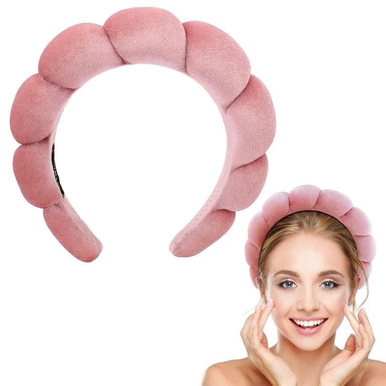 BEGOOD Spa Headband for Women Sponge Headband for Washing Face Terry Towel Cloth Fabric Hair Mimi... | Walmart (US)
