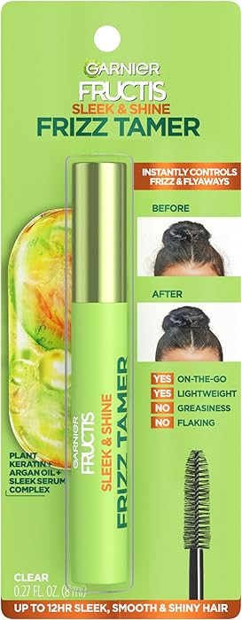 Garnier Fructis Sleek & Shine Frizz Tamer Slicking Hair Serum Wand for Frizz and Flyaways, Frizz-... | Amazon (CA)