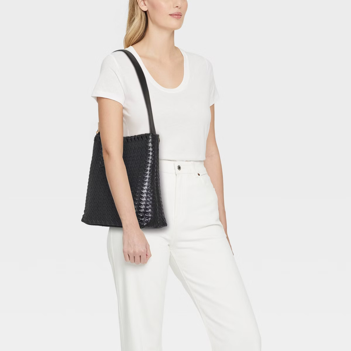 Woven Bucket Shoulder Bag - A New Day™ | Target