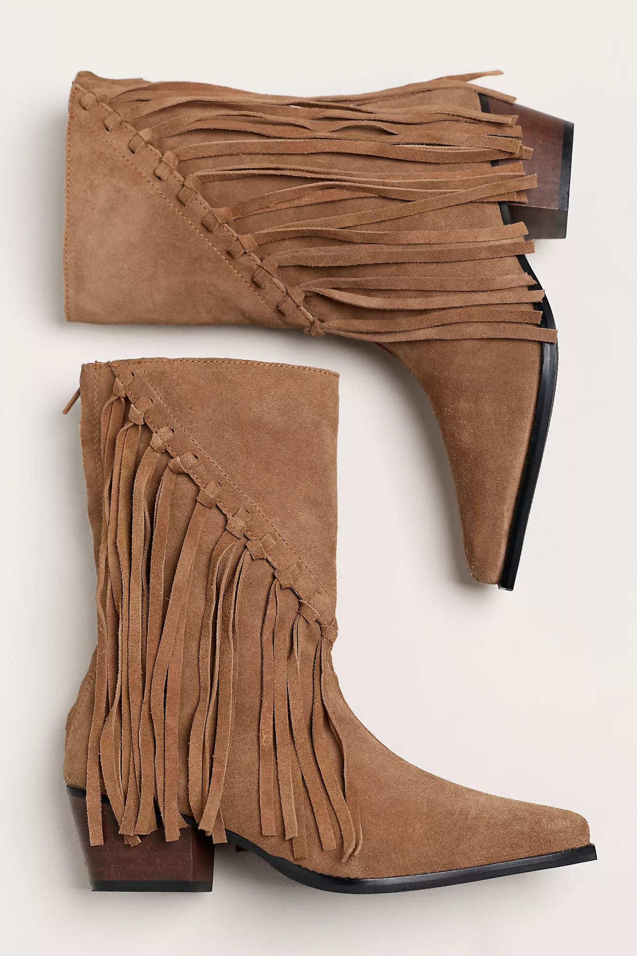 Matisse Buck Fringe Suede Boots | Anthropologie (US)