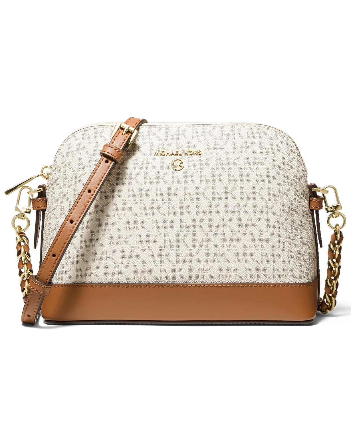 Signature Jet Set Charm Large Dome Crossbody | Macys (US)