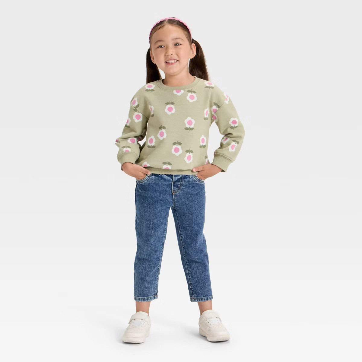 Toddler Girls' Fleece Pullover Sweatshirt - Cat & Jack™ | Target
