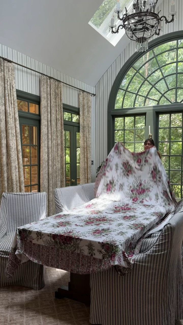 This gorgeous floral tablecloth is 76% off today!🫣

#LTKHome