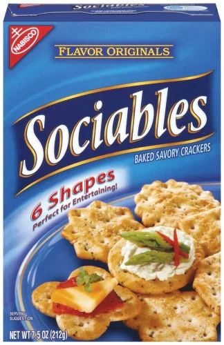 Sociables Baked Savory Crackers - Walmart.com | Walmart (US)