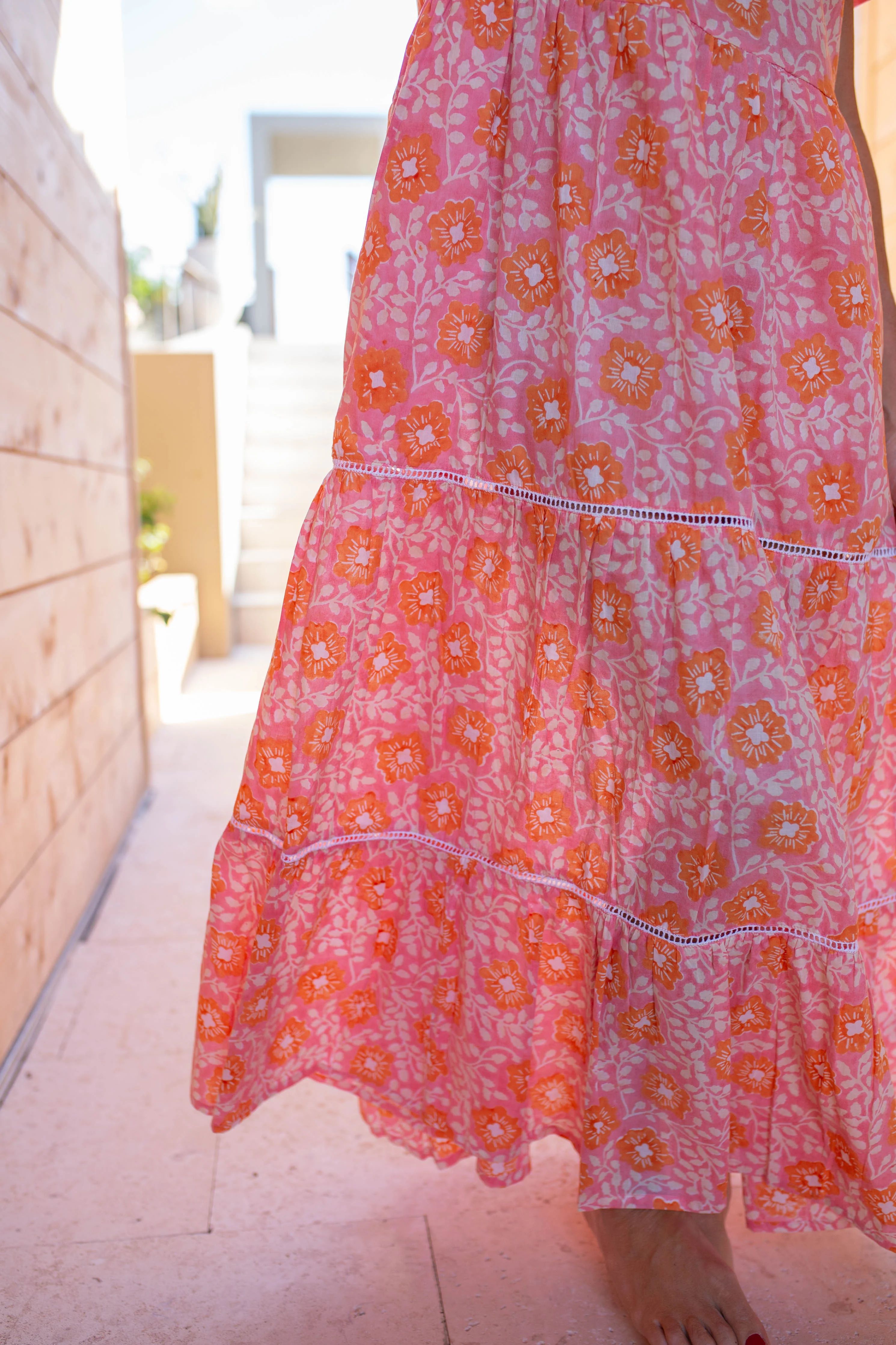 Breakers Maxi Dress - Bright Floral | Marea
