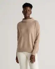 Mongolian Cashmere Funnel Neck Sweater | Quince