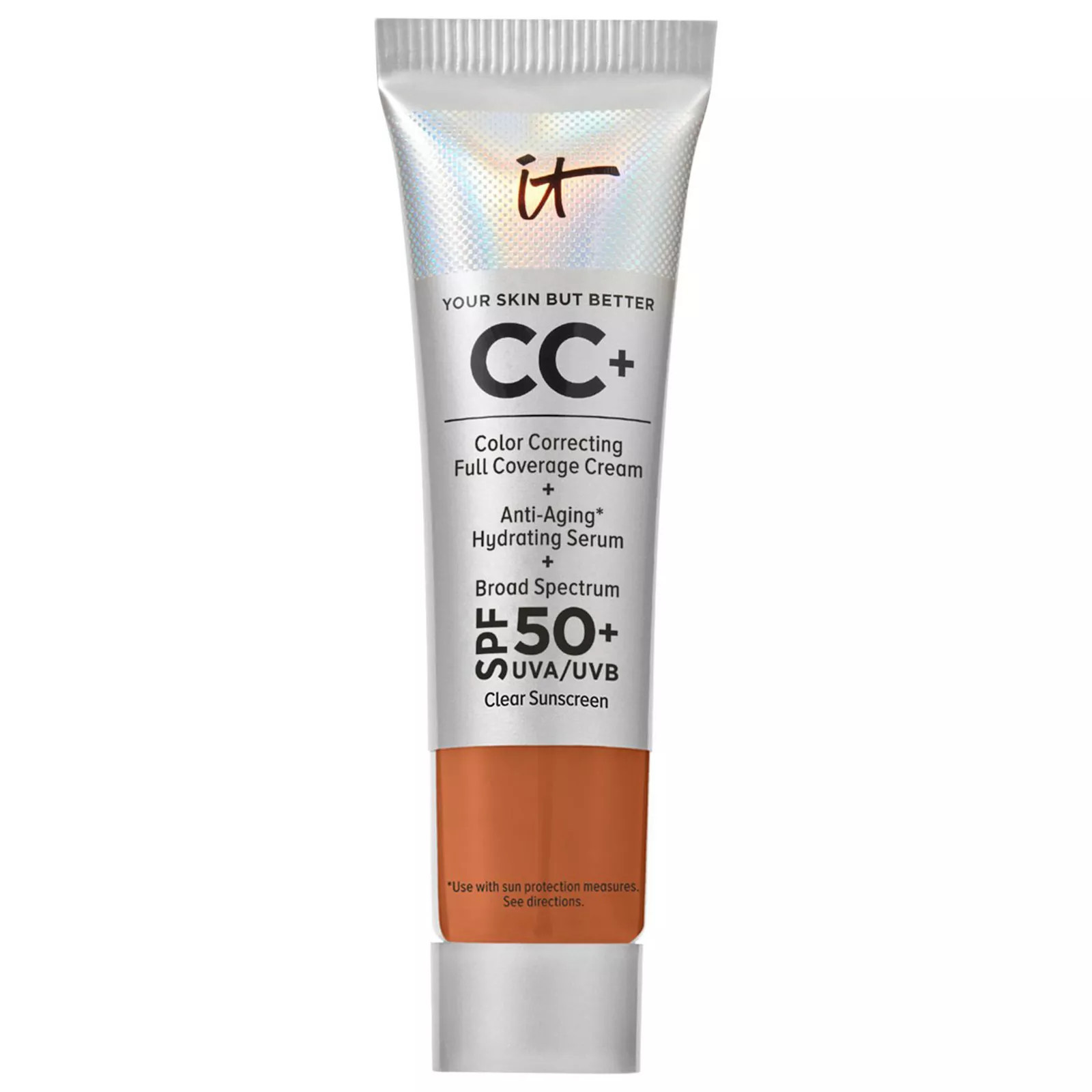 IT Cosmetics CC+ Cream Full Coverage Color Correcting Foundation with SPF 50+, Size: .40Oz, Rich Cool | Kohl's