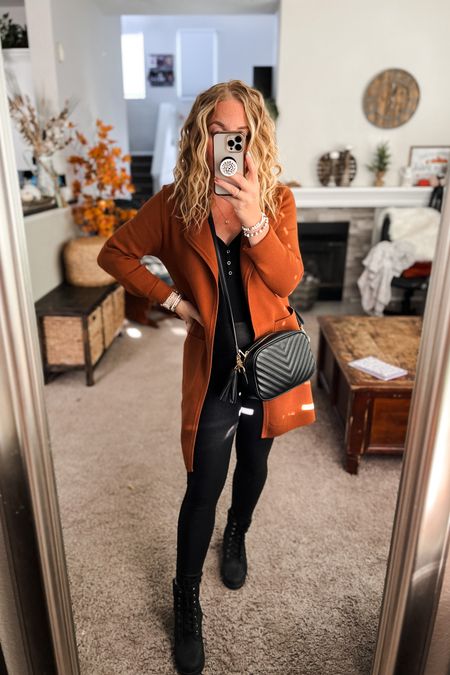 Fall and Winter outfit ideas with a brown coatigan, black, bodysuit, black leggings, black quilted, Crossbody bag, black boots. I am wearing my true to size in everything.



Fall outfits | Fall fashion | size 4-6 | amazon fall finds | amazon handbags | amazon deals | amazon on sale | fall outfit Inspo | casual fall outfits | fall outfit ideas | fall favorites | fall boots | fall outfits 2023 | fall shoes | fall fashion 2023 amazon | casual fall outfits | outfit inspo | outfit ideas | pumpkin patch outfit | thanksgiving day outfits | winter outfits amazon 

#LTKfindsunder50 #LTKstyletip #LTKfindsunder100