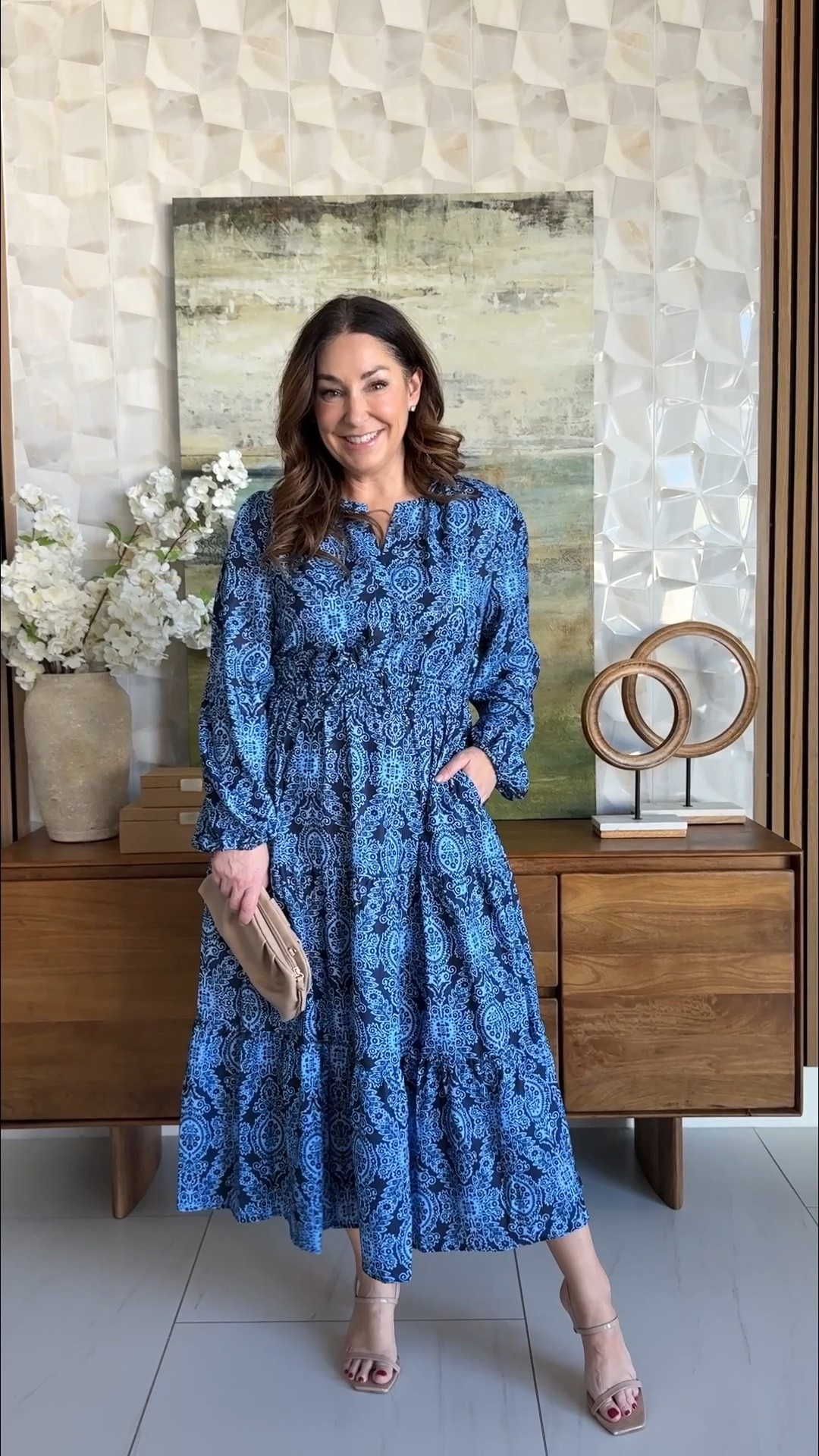 Amazon Spring Dress this style is lightweight and love the print wearing large 

#LTKMidsize #LTKSaleAlert #LTKOver40