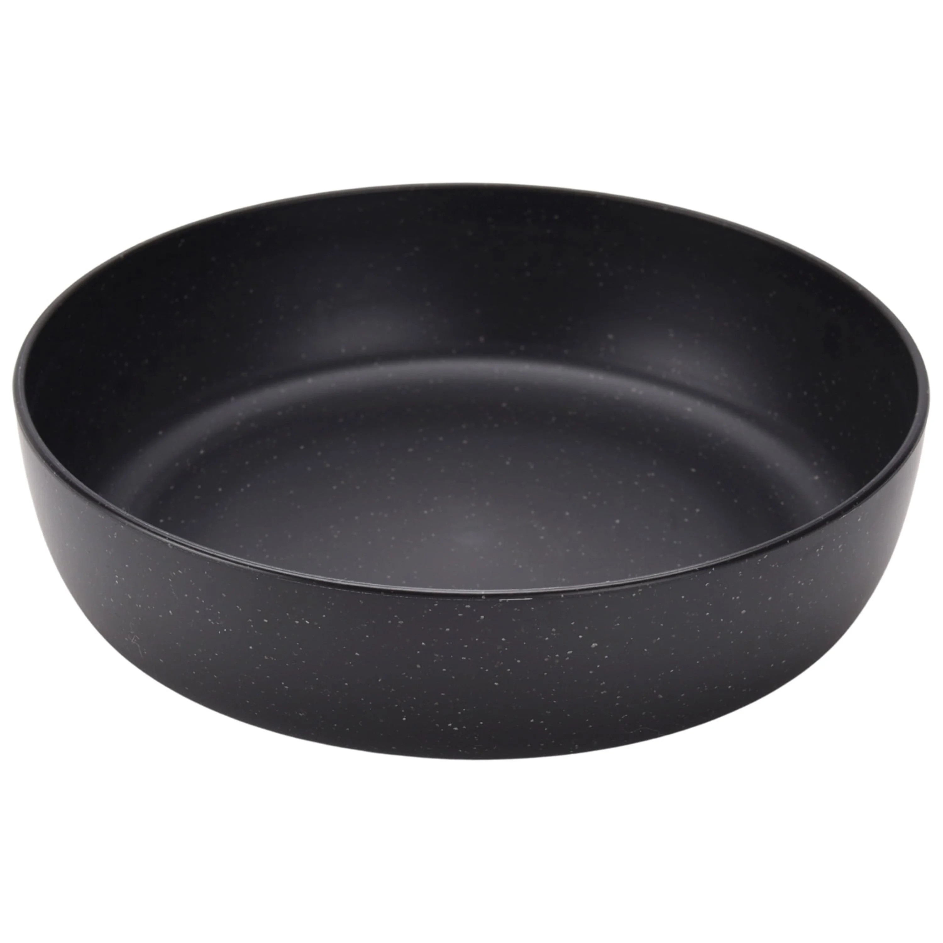 Mainstays 43-Ounce Plastic Round Dinner Bowl, Solid Black | Walmart (US)
