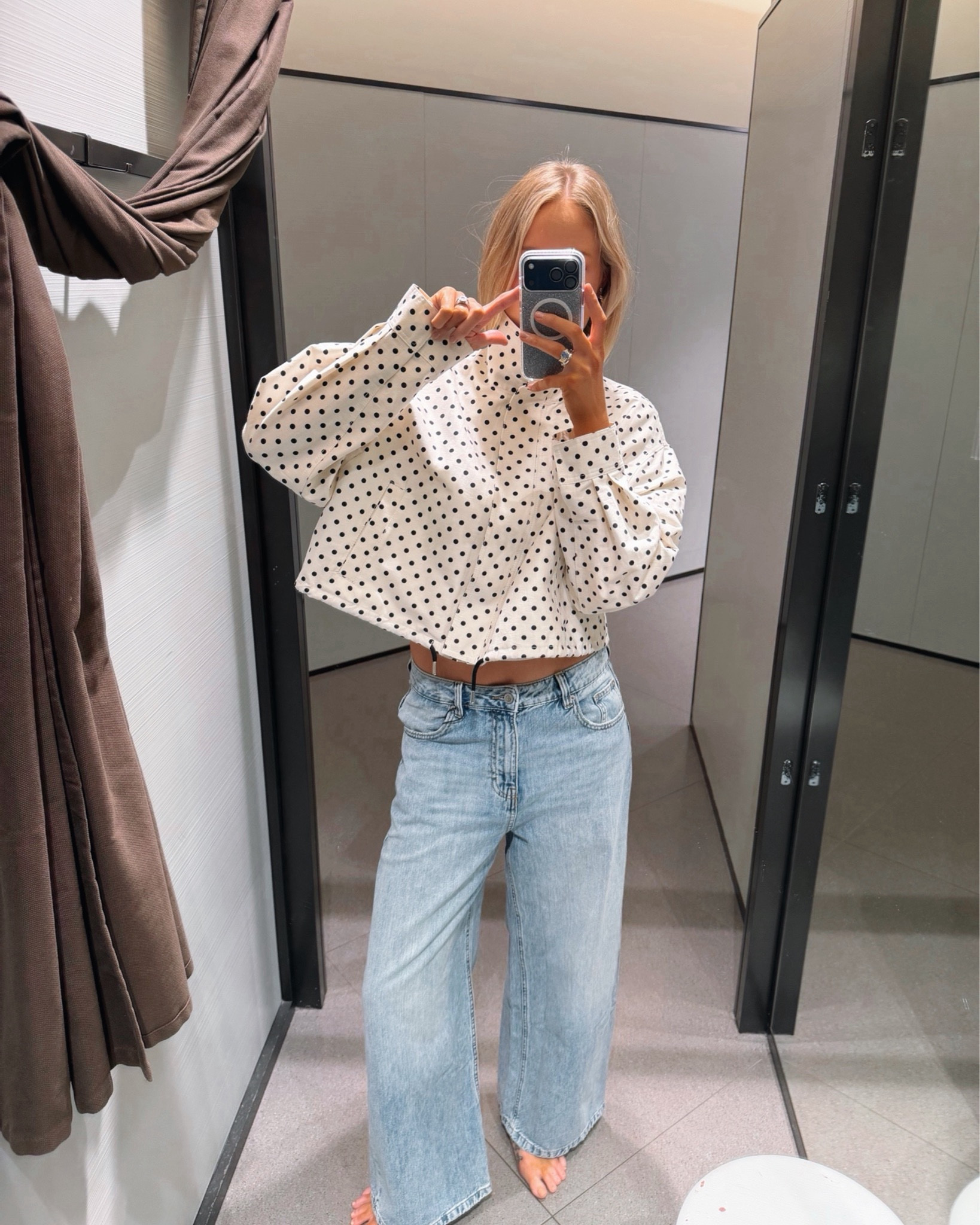 SALE FIND!! So many of you loved this Polka Dot Zara Bomber Jacket that I got just before Christmas - and although it has sold out, I have found one very, very similar for under $100!! Yayyyyyy!

I’m wearing a large in the Zara one, for a more relaxed/oversized fit. Xx 

#LTKautumn #LTKsale #LTKaustralia