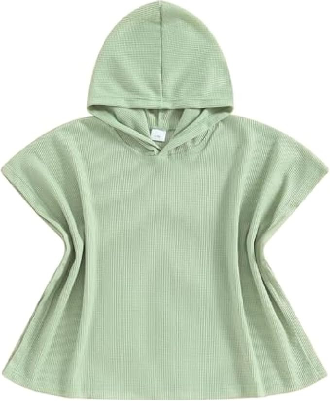 Kids Swim Cover up Girls Boys Waffle Towel Poncho Swimsuit Coverups for Beach, Pool, Bath | Amazon (US)