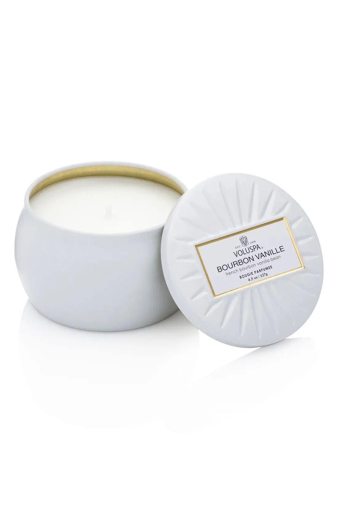 'Vermeil - French Bourbon Vanille' Mini Tin Candle | Nordstrom