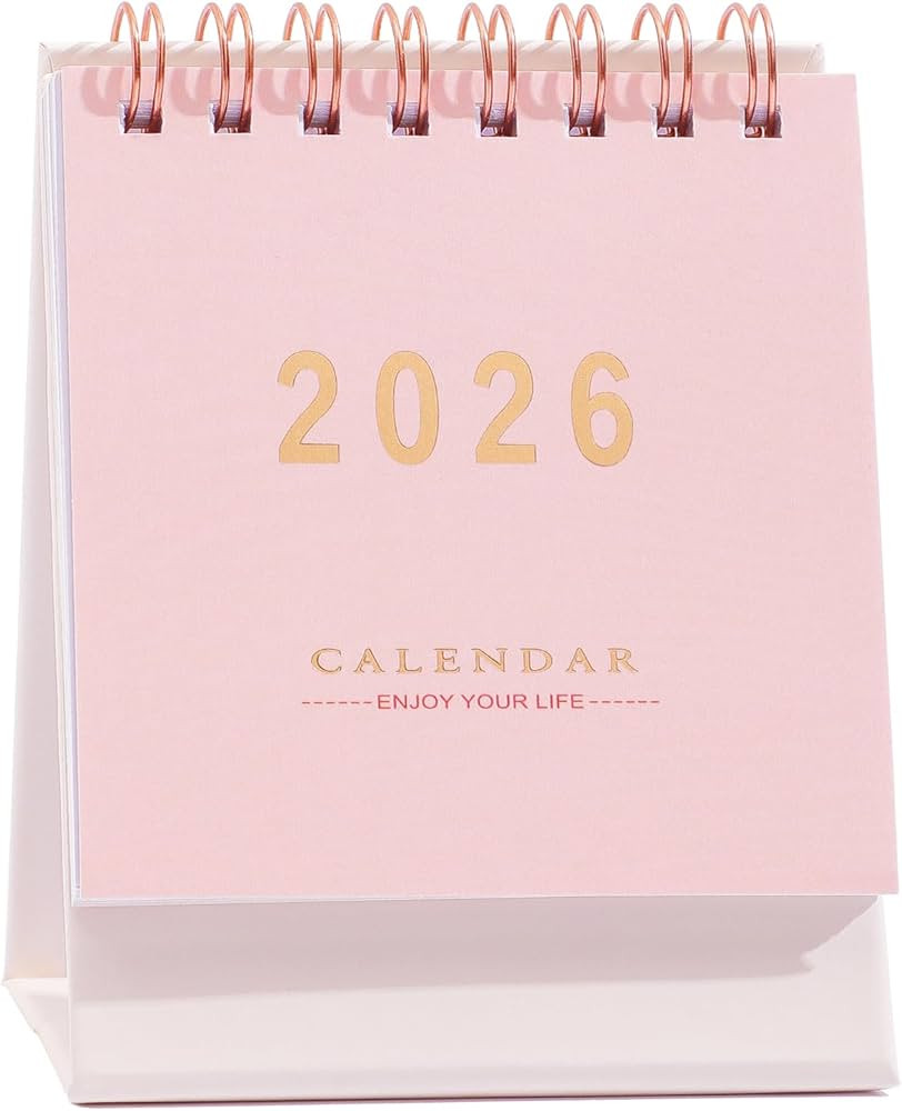 Mini Desk Calendar 2026-2027 - Runs From January 2026 until June 2027 Monthy Small Desktop Calend... | Amazon (US)