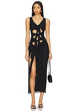 superdown Nelly Sheer Maxi Dress in Black from Revolve.com | Revolve Clothing (Global)