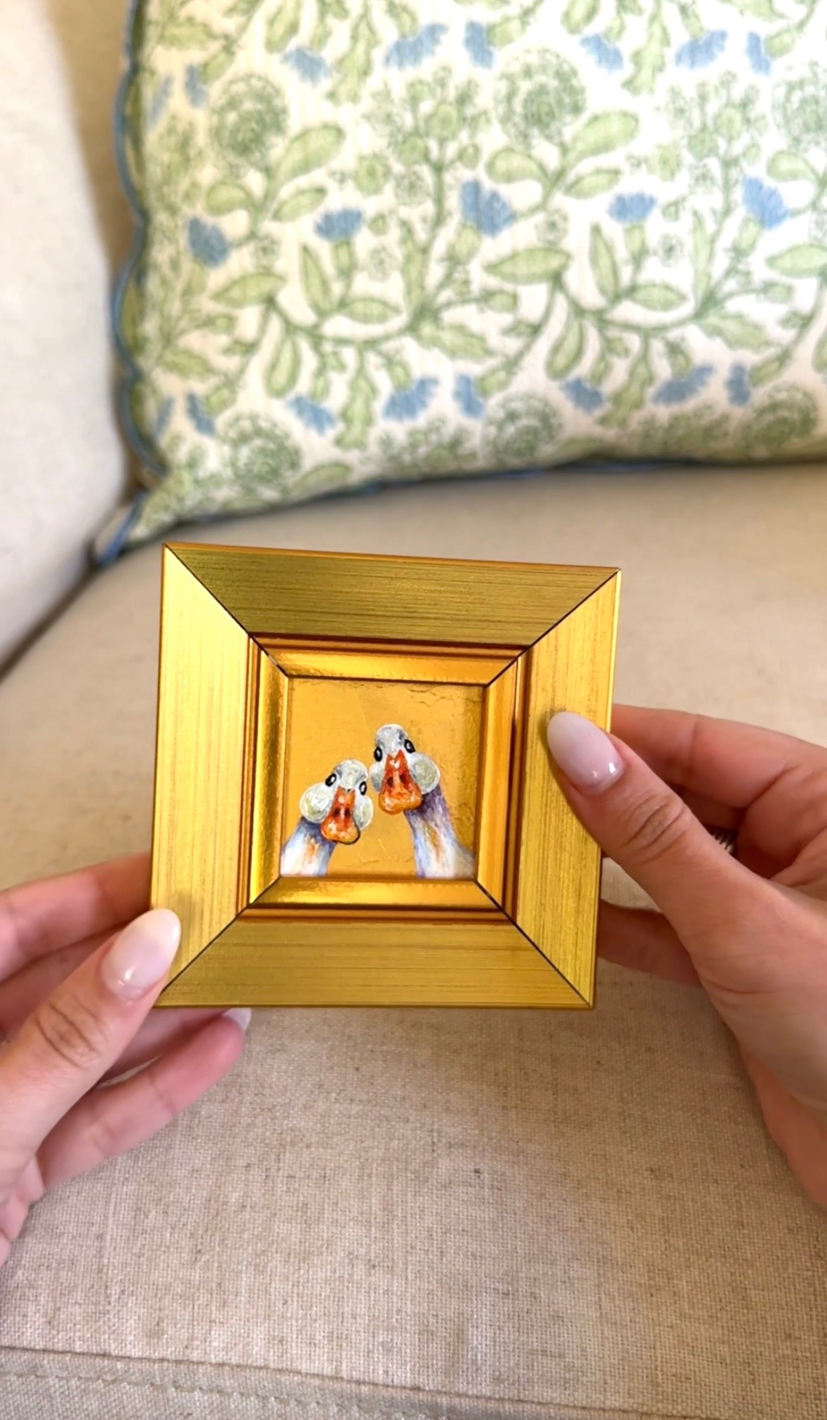 Miniature oil painting / small painting / geese painting 

#LTKHome #LTKFindsUnder50