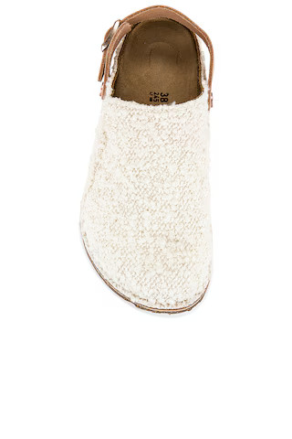 BIRKENSTOCK Lutry 365 Boucle Sling Back in Eggshell from Revolve.com | Revolve Clothing (Global)