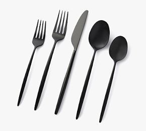 Gaze Stainless Steel 20-Piece Flatware Set | Pottery Barn (US)