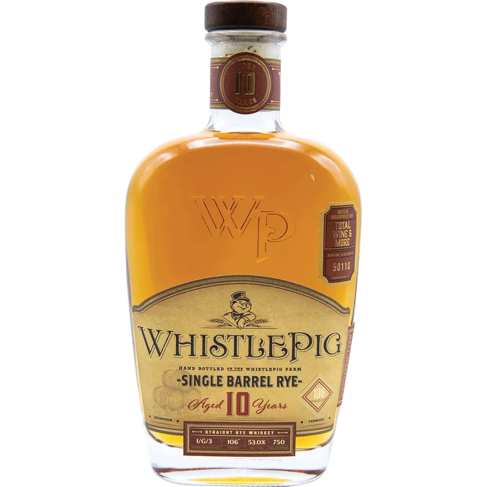 WhistlePig 10 Year Private Rye Barrel Select | Total Wine
