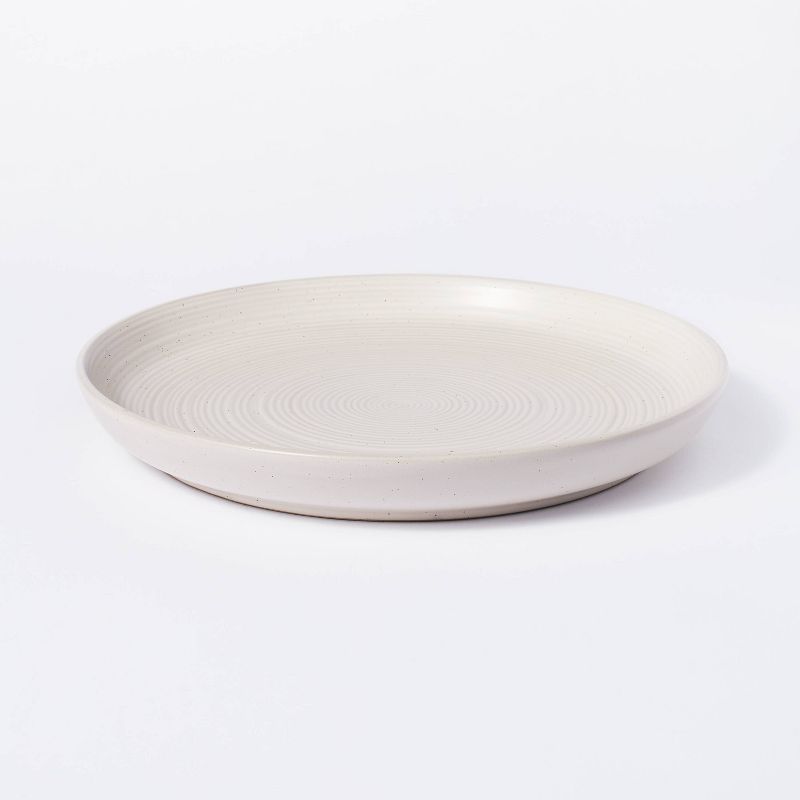 12&#34; Stoneware Round Serving Platter Cream - Threshold&#8482; designed with Studio McGee | Target