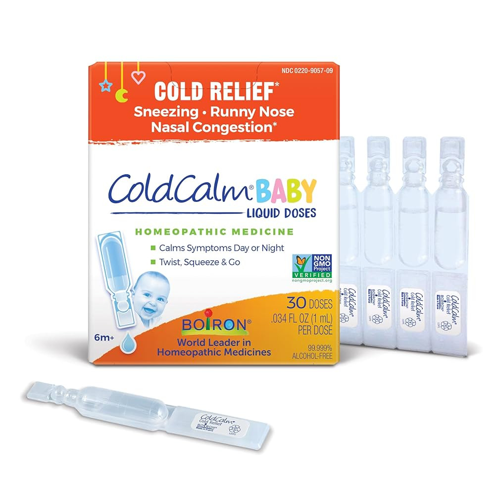 Boiron ColdCalm Baby Single-Use Drops for Relief from Cold Symptoms of Sneezing, Runny Nose, and ... | Amazon (US)