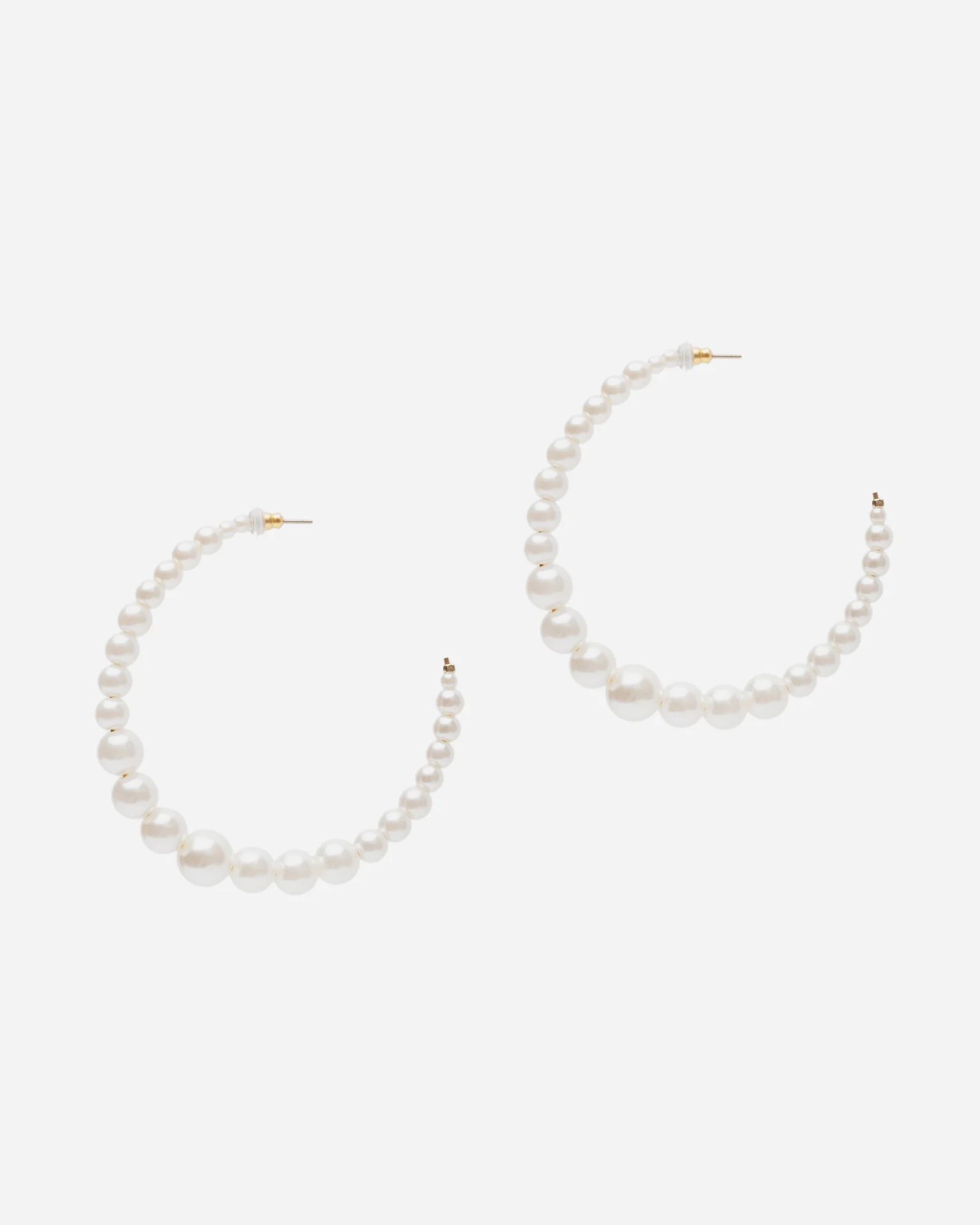 Pearl Hoop Earrings | Frances Valentine
