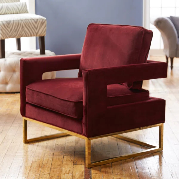 Isabel 33.5'' Wide Velvet Armchair | Wayfair North America