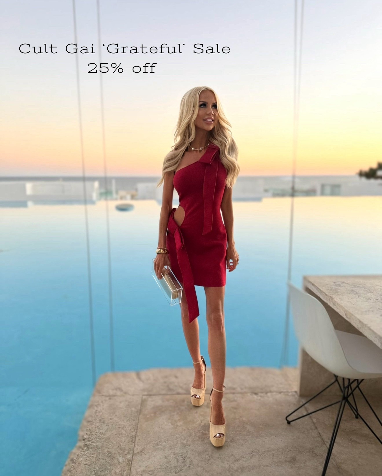 Cult Gaia ‘Grateful’ sale this cyber weekend for 25% off selected items. Wearing the Blendie knit dress in size XS. 

#LTKCyberWeek #LTKHoliday