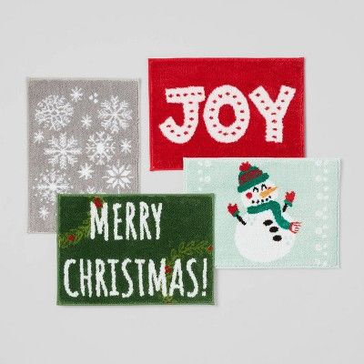 17"x24" Holiday Bath Rug - Wondershop™ | Target