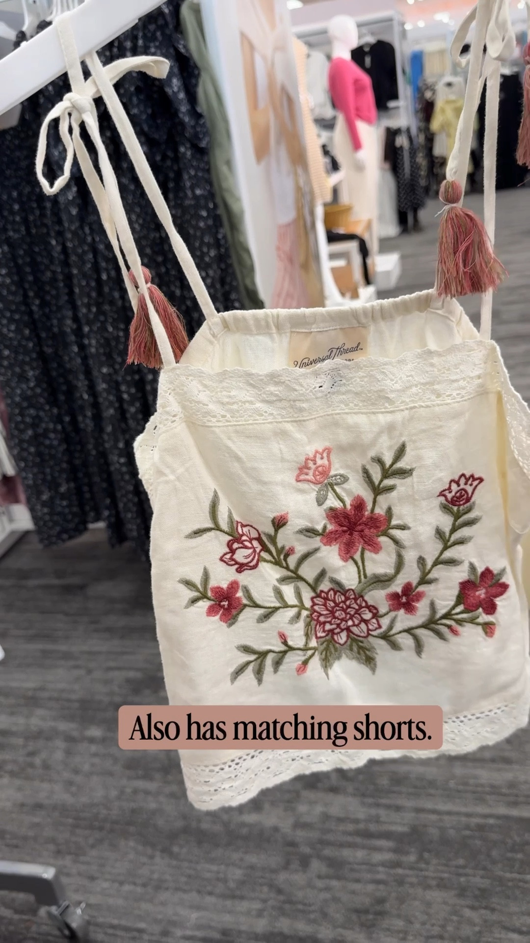 Peasant style tanks + matching shorts that look SO much more expensive than they are — and yes, they’re all from Target.
These sets are giving cottagecore meets classic boho and we are OBSESSED.

Plus right now, save $15 when you spend $60 on apparel and accessories - perfect excuse to add a straw bag and some festival style jewelry to complete the look!

#LTKFestival #LTKMidsize #LTKmomlife