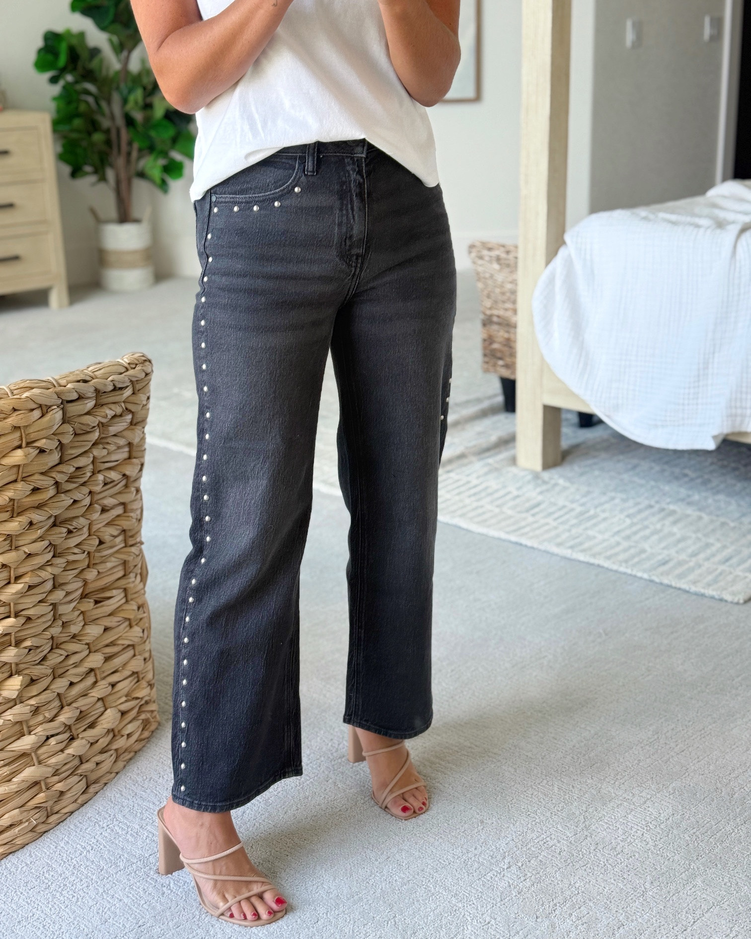 The newest arrivals from @Quince that I am loving for fall! These studded jeans make every outfit more fun! tts | 27 #QuincePartner

#LTKootd #LTKdayinmylife #LTKmomlife