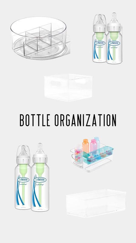 Some great product to get your baby bottles organized! I used the turntable for all the little parts, and the bin and the bin insert for the bottles. #bottleorganization #babybottleorganization

#LTKfamily #LTKbaby #LTKkids