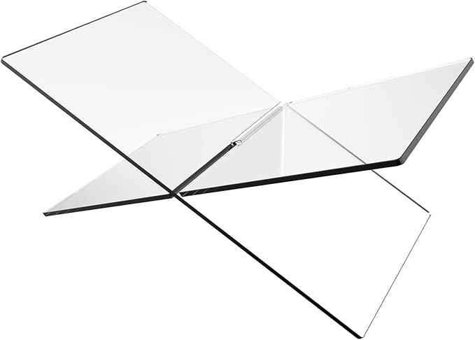 Acrylic Book Stand-Clear Book Holder for Reading X Shaped Book Stand for Reading,2 Piece Reading ... | Amazon (US)