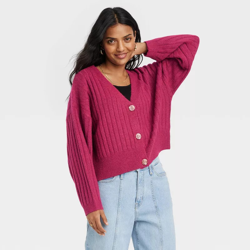 Women's Button-Front Cardigan - A New Day™ | Target