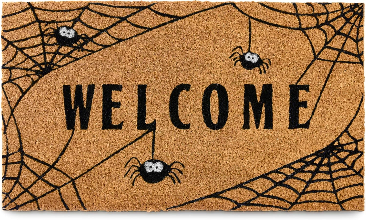 Spiderweb Doormat 30x17 Inch, Spiderweb Door Mat for Covered Outdoor Area, Spider Doormat, Spider Web Door Mat, Spider Web Welcome Mat, Halloween Coir Doormat | Amazon (US)