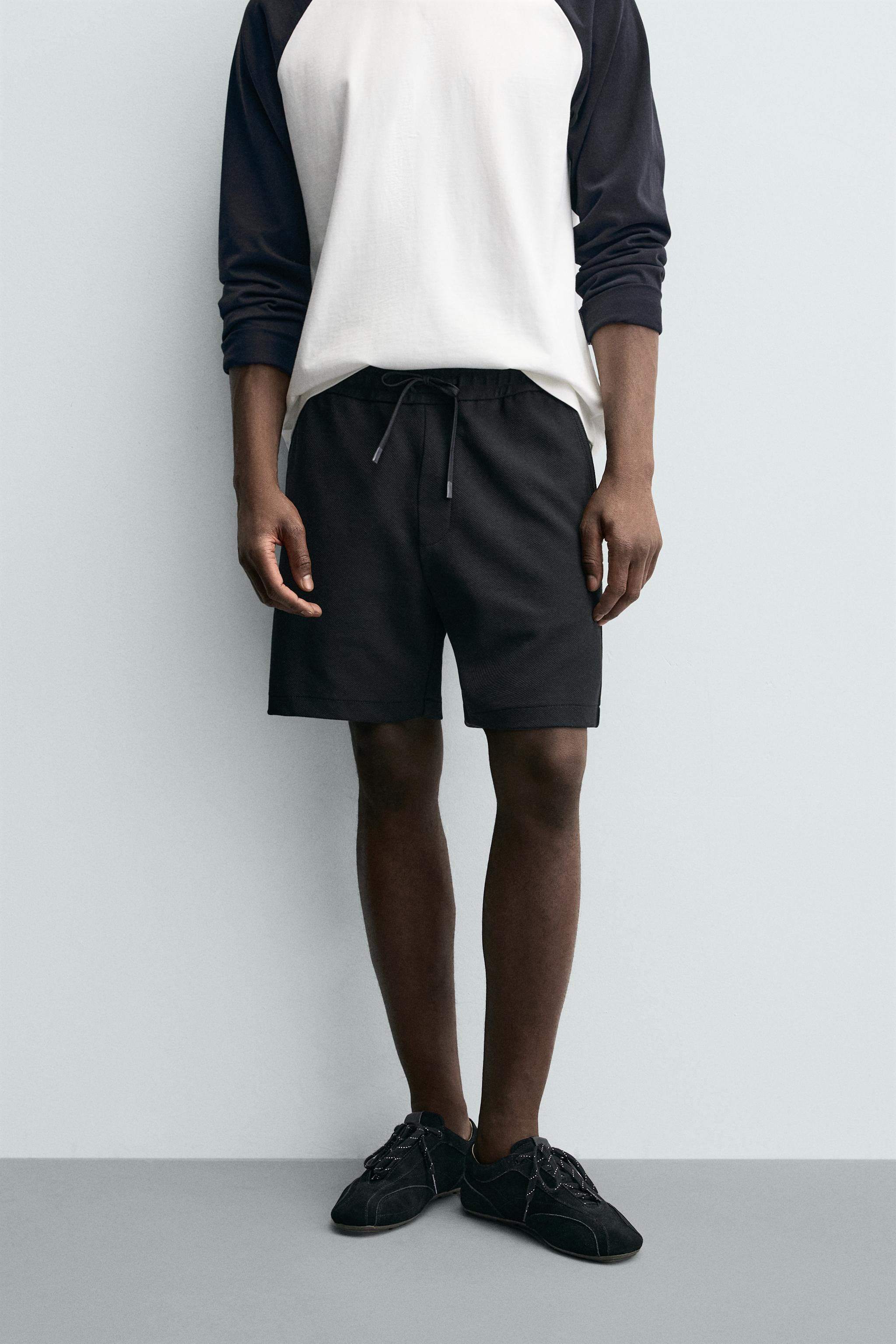 COMFORT TEXTURED SHORTS | Zara US