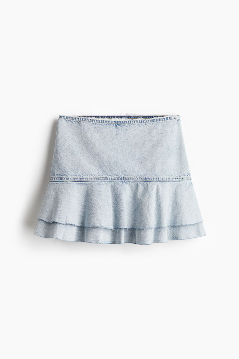 H & M - Denim Mini Skirt - Blue | H&M (US + CA)