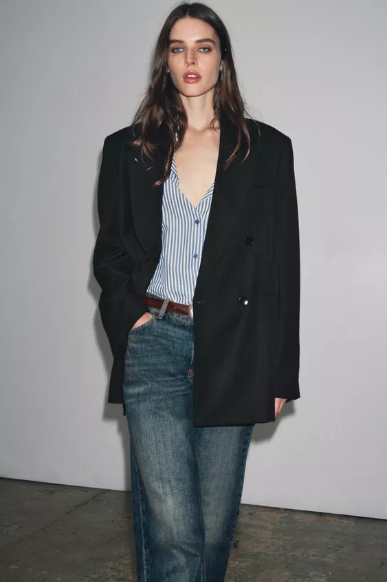 ZW COLLECTION NADELSTREIFENBLAZER AUS WOLLE – LIMITED EDITION | Zara DE